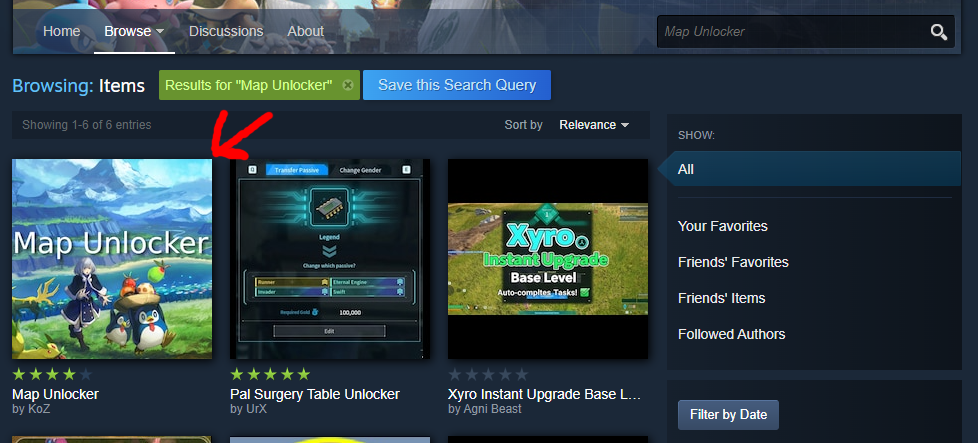 Search results for the Map Unlocker query